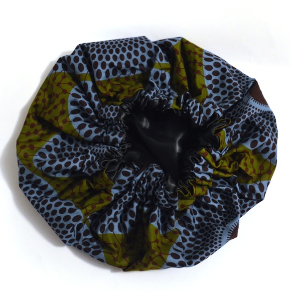 African Print Premium Ankara Hair Bonnet Hat - Picture 4 of 4